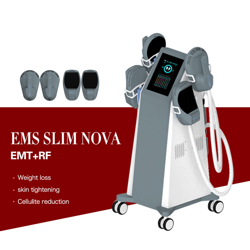 Nova Body Sculpt Muscle Rf 4 Handles Ems slimming Neo with Rf Fat Burning Machine 2023 Newest Ems Sl