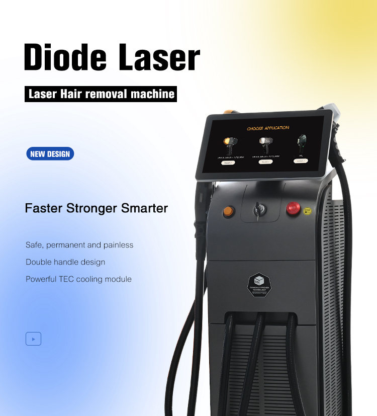 Hot Sale Professional Beauty salon remote control system 1200W 1600W hair removal machine 755&80