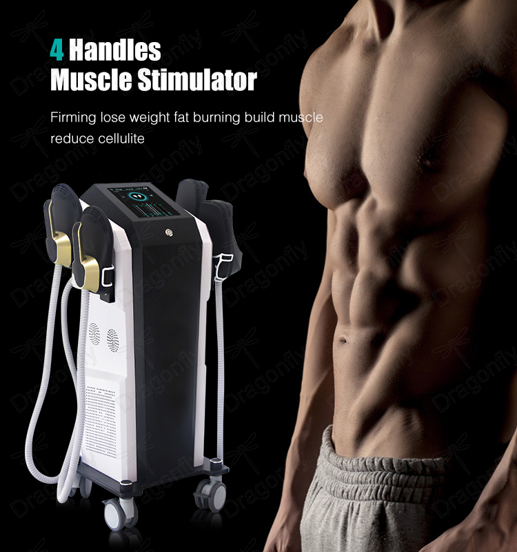 2023 Ems body sculpting machine 4 handle EMS slimming rf ems muscle stimulator body sculpt slimming 